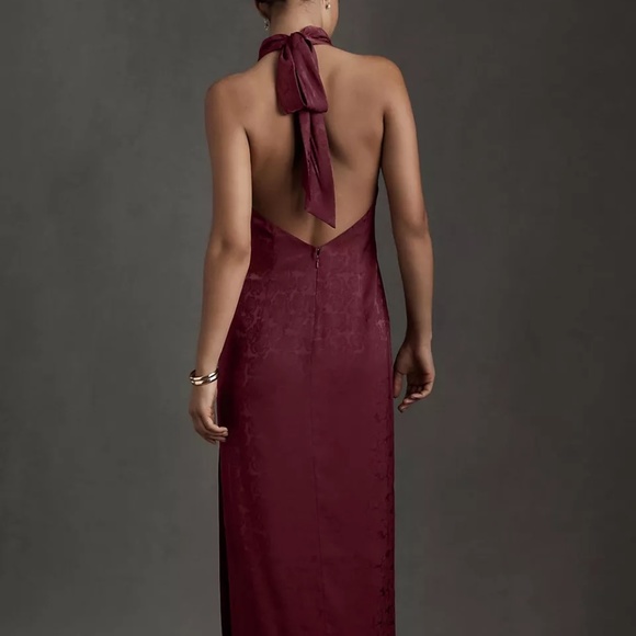 Fame and Partners Chrisley Jacquard Halter Dress - Picture 3 of 12